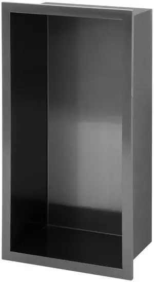 13" x 7" Stainless Steel Shower Niche , Gunmetal Black 13" x 7" Stainless Steel Shower Niche , Gunmetal Black