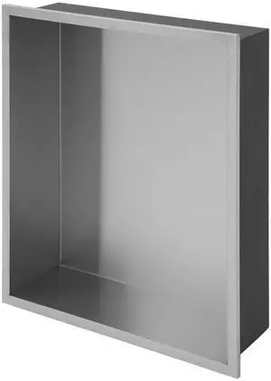 15" x 13" Stainless Steel Shower Niche, Brushed Nickel 15" x 13" Stainless Steel Shower Niche, Brushed Nickel
