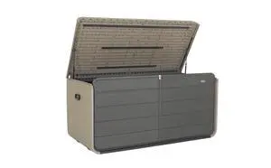 260 Gallon Plastic Deck Box, Large Patio Storage Box with Lock, Wheels & Waterproof Lid for Outdoor Cushions, Garden and Pool Supplies 260 Gallon Plastic Deck Box, Large Patio Storage Box with Lock, Wheels & Waterproof Lid for Outdoor Cushions, Garden and Pool Supplies