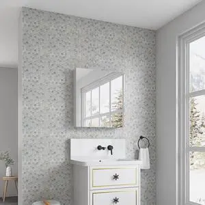 24'' W x 26'' H Surface Frameless Mirror Medicine Cabinet, Beveled Mirror Edges Bathroom Medicine Cabinet, Right opening door 24'' W x 26'' H Surface Frameless Mirror Medicine Cabinet, Beveled Mirror Edges Bathroom Medicine Cabinet, Right opening door