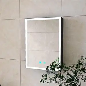 LED bathroom medicine cabinet with single-color white light,Anti-fogging ,Easy to install Aluminum cabinet.(15.98*22.05 One Door) LED bathroom medicine cabinet with single-color white light,Anti-fogging ,Easy to install Aluminum cabinet.(15.98*22.05 One Door)