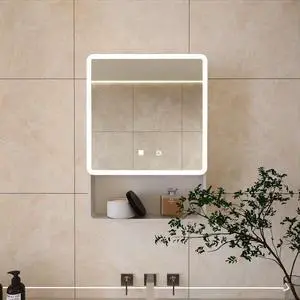 LED bathroom medicine cabinet with single-color warm light,Anti-fogging ,Easy to install Aluminum-plastic cabinet.(19.69*27.56 One Door) LED bathroom medicine cabinet with single-color warm light,Anti-fogging ,Easy to install Aluminum-plastic cabinet.(19.69*27.56 One Door)