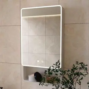 LED bathroom medicine cabinet with single-color warm light ,Anti-fogging ,Easy to install Aluminum-plastic cabinet.(19.69*35.43 One Door) LED bathroom medicine cabinet with single-color warm light ,Anti-fogging ,Easy to install Aluminum-plastic cabinet.(19.69*35.43 One Door)