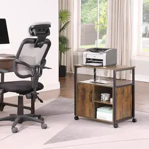 File Cabinet,Office Filing Cabinets with Socket and USB Charging Port,Printer Stand with Storage for A4, Letter Size,Metal Side Frame ,Easy Installationfor Home Office, Rustic Brown+Black File Cabinet,Office Filing Cabinets with Socket and USB Charging Port,Printer Stand with Storage for A4, Letter Size,Metal Side Frame ,Easy Installationfor Home Office, Rustic Brown+Black