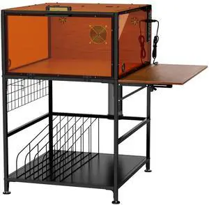 Laser Engraver Enclosure Cabinet with Exhaust Fan 6000RPM for Most Laser Cutter, Storage & Foldable Side Panel, Metal Laser Engraver Cover Tent with Eye Protection Laser Engraver Enclosure Cabinet with Exhaust Fan 6000RPM for Most Laser Cutter, Storage & Foldable Side Panel, Metal Laser Engraver Cover Tent with Eye Protection