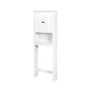 Bathroom Wooden Storage Cabinet Over-The-Toilet Space Saver with a Adjustable Shelf 23.62x7.72x67.32 inch Bathroom Wooden Storage Cabinet Over-The-Toilet Space Saver with a Adjustable Shelf 23.62x7.72x67.32 inch