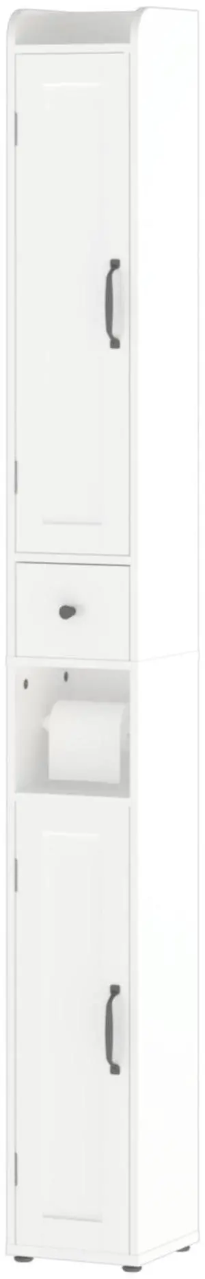 67.51" Tall Bathroom Storage Cabinet with Adjustable Shelves,Slim 2 Doors Freestanding Cabinet with Anti-Tip, Open compartments, for Home, Small Spaces, Bathroom,Kitchen, Living Room, White 67.51" Tall Bathroom Storage Cabinet with Adjustable Shelves,Slim 2 Doors Freestanding Cabinet with Anti-Tip, Open compartments, for Home, Small Spaces, Bathroom,Kitchen, Living Room, White