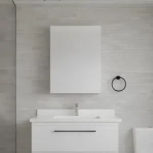 24'' W x 30'' H Bathroom Mirror Medicine Cabinet - Wooden Door Medicine Cabinets for Bathroom, Wall Mounted Surface, Bathroom Mirror with Storage, Right opening door 24'' W x 30'' H Bathroom Mirror Medicine Cabinet - Wooden Door Medicine Cabinets for Bathroom, Wall Mounted Surface, Bathroom Mirror with Storage, Right opening door