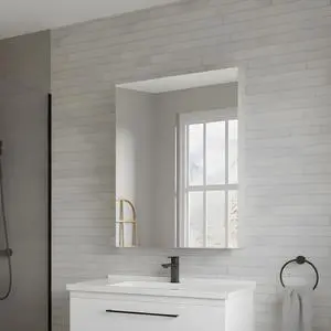 24'' W x 36'' H Surface Frameless Mirror Medicine Cabinet, Beveled Mirror Edges Bathroom Medicine Cabinet, Right opening door 24'' W x 36'' H Surface Frameless Mirror Medicine Cabinet, Beveled Mirror Edges Bathroom Medicine Cabinet, Right opening door