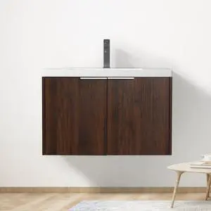 Soft Close Doors Bathroom Vanity With Sink,30 Inch For Small Bathroom,30x18-00630CAW(KD-Packing) Soft Close Doors Bathroom Vanity With Sink,30 Inch For Small Bathroom,30x18-00630CAW(KD-Packing)