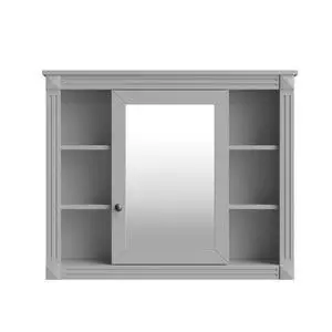 35'' x 28'' Wall Mounted Bathroom Storage Cabinet, Medicine Cabinet, Modern Bathroom Wall Cabinet with Mirror, Mirror Cabinet with 6 Open Shelves (Not Include Bathroom Vanity ) 35'' x 28'' Wall Mounted Bathroom Storage Cabinet, Medicine Cabinet, Modern Bathroom Wall Cabinet with Mirror, Mirror Cabinet with 6 Open Shelves (Not Include Bathroom Vanity )