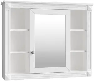 35'' x 28'' Wall Mounted Bathroom Storage Cabinet, Medicine Cabinet, Modern Bathroom Wall Cabinet with Mirror, Mirror Cabinet with 6 Open Shelves (Not Include Bathroom Vanity ) 35'' x 28'' Wall Mounted Bathroom Storage Cabinet, Medicine Cabinet, Modern Bathroom Wall Cabinet with Mirror, Mirror Cabinet with 6 Open Shelves (Not Include Bathroom Vanity )