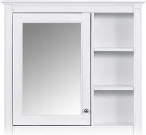 30'' x 28'' Medicine Cabinet, Wall Mounted Bathroom Storage Cabinet, Modern Bathroom Wall Cabinet with Mirror,Medicine Cabinet, Mirror Cabinet with 3 Open Shelves (Not Include Bathroom Vanity ) 30'' x 28'' Medicine Cabinet, Wall Mounted Bathroom Storage Cabinet, Modern Bathroom Wall Cabinet with Mirror,Medicine Cabinet, Mirror Cabinet with 3 Open Shelves (Not Include Bathroom Vanity )
