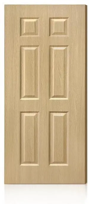 36 in. x 80 in. 6 Panel Hollow Core Oak Finished PVC Composite Interior Door Slab 36 in. x 80 in. 6 Panel Hollow Core Oak Finished PVC Composite Interior Door Slab