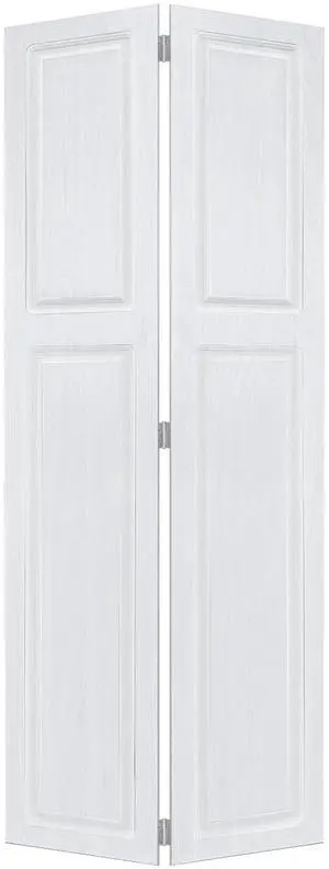2 panel bi-fold 56 in. x 83 in. MDF white walnut Barn Sliding Door With Hardware kit 2 panel bi-fold 56 in. x 83 in. MDF white walnut Barn Sliding Door With Hardware kit