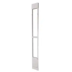 Dog Door for Sliding Glass Door, 91 to 96 in Adjustable Height, Aluminum Alloy Frame with Metal Rotating Hinges, Lock Design, 8 1/4 x 12 1/4 in Flap, Sliding Glass Pet Door for Renters Dog Door for Sliding Glass Door, 91 to 96 in Adjustable Height, Aluminum Alloy Frame with Metal Rotating Hinges, Lock Design, 8 1/4 x 12 1/4 in Flap, Sliding Glass Pet Door for Renters