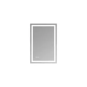 24"x36"LED Bathroom Mirror,Front-Lit and Back-Lit, Stepless Dimmable, 3 Colors CRI90+, Brightness Memory, Shatter-Proof,Anti-fog LED Vanity Mirror, IP44 Waterproof 24"x36"LED Bathroom Mirror,Front-Lit and Back-Lit, Stepless Dimmable, 3 Colors CRI90+, Brightness Memory, Shatter-Proof,Anti-fog LED Vanity Mirror, IP44 Waterproof