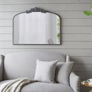40" x 31" Classic Design Large Arch Mirror and Baroque Inspired Frame for Living Room Bathrrom Enterway Console 40" x 31" Classic Design Large Arch Mirror and Baroque Inspired Frame for Living Room Bathrrom Enterway Console