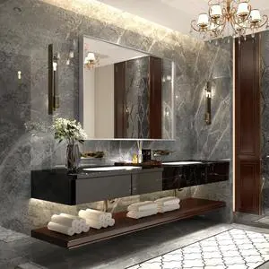 40x30inch Silver Rectangular Wall-mounted Beveled Bathroom Mirror,Square Angle Metal Frame Wall Mounted Bathroom Mirrors For Wall(Horizontal & Vertical) 40x30inch Silver Rectangular Wall-mounted Beveled Bathroom Mirror,Square Angle Metal Frame Wall Mounted Bathroom Mirrors For Wall(Horizontal & Vertical)