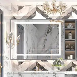 48x36inch LED Bathroom Mirror,3000-6000K Gradient Front and Backlit LED Mirror for Bathroom,3Colors Dimmable,IP54 Enhanced Anti-Fog,Hanging Plates Wall Mount Lighted Mirror(Only mirrors, not cabinets) 48x36inch LED Bathroom Mirror,3000-6000K Gradient Front and Backlit LED Mirror for Bathroom,3Colors Dimmable,IP54 Enhanced Anti-Fog,Hanging Plates Wall Mount Lighted Mirror(Only mirrors, not cabinets)