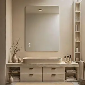 Rectangular Backlit Mirror Bathroom 30"x40" Rectangular Backlit Mirror Bathroom 30"x40"