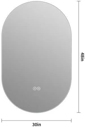 48*30 inch Smart Wall Mounted LED Touch Screen Anti-fog Mirror Bathroom Mirror, Barber Shop Mirror 48*30 inch Smart Wall Mounted LED Touch Screen Anti-fog Mirror Bathroom Mirror, Barber Shop Mirror