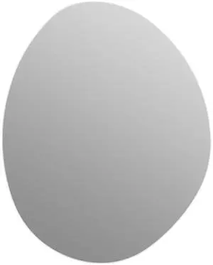 40 in. x 32 in. Modern Asymmetrical Bathroom Wall Mirror, HD Copper-Free Silver Glass, Anti-Oxidation, Vertical Hanging 40 in. x 32 in. Modern Asymmetrical Bathroom Wall Mirror, HD Copper-Free Silver Glass, Anti-Oxidation, Vertical Hanging