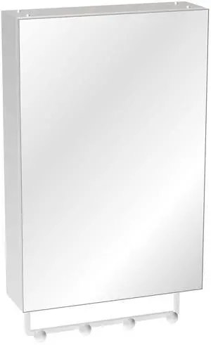 16'' x 24'' Medicine Cabinet with Mirror for Bathroom, Wall Mounted Bathroom Mirror with Storage, Adjustable Shelves, Aluminum Framework, Surface Mount Silver 16'' x 24'' Medicine Cabinet with Mirror for Bathroom, Wall Mounted Bathroom Mirror with Storage, Adjustable Shelves, Aluminum Framework, Surface Mount Silver