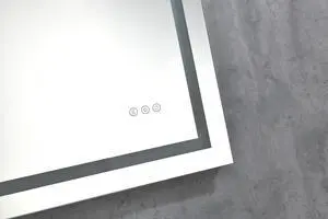 LED Bathroom Mirror 36 "x 24 " with Front and Backlight, Dimmable Wall Mirrors with Anti-Fog, Memory, 3Colors, LED Vanity Mirror LED Bathroom Mirror 36 "x 24 " with Front and Backlight, Dimmable Wall Mirrors with Anti-Fog, Memory, 3Colors, LED Vanity Mirror