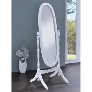 Dunne White Cheval Mirror Dunne White Cheval Mirror