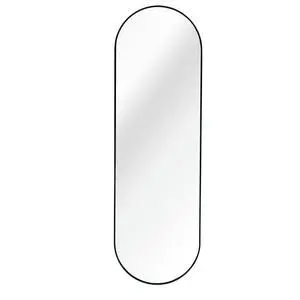 Black 63 x 20IN Pill Shaped Full Lenghth Mirror or Bathroom mirror Black 63 x 20IN Pill Shaped Full Lenghth Mirror or Bathroom mirror