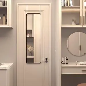 Black 47 x 14IN Door mirror.(W2203P182244) Black 47 x 14IN Door mirror.(W2203P182244)