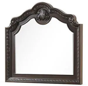 Traditional Style Mirror Made with Wood frame in Walnut Traditional Style Mirror Made with Wood frame in Walnut