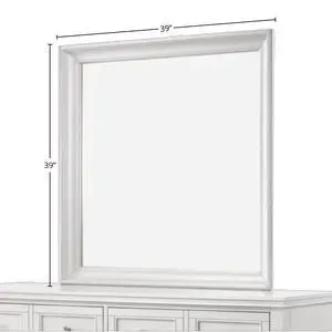 White Square Mirror White Square Mirror