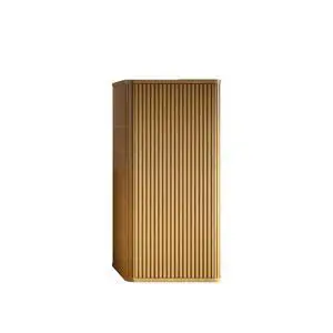 CC0414S306 Natural Oak Bathroom Floating Side Cabinet, Wall-mounted Storage Cabinet for Small Spaces, Pre-assembled CC0414S306 Natural Oak Bathroom Floating Side Cabinet, Wall-mounted Storage Cabinet for Small Spaces, Pre-assembled