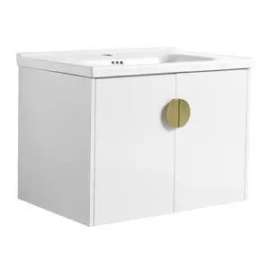 28 Inch Soft Close Doors Bathroom Vanity With Sink, For Small Bathroom (KD-Packing) 28 Inch Soft Close Doors Bathroom Vanity With Sink, For Small Bathroom (KD-Packing)