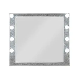 Sliverfluff Mirrored & Champagne Finish Mirror W/Light Sliverfluff Mirrored & Champagne Finish Mirror W/Light