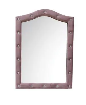 Reggie Pink Fabric Mirror Reggie Pink Fabric Mirror