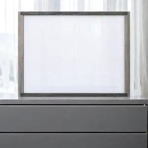 Jehoram Gray Finish Mirror Jehoram Gray Finish Mirror