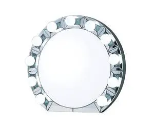 Noralie Mirrored & Faux Diamonds Accent Mirror (Assembled) Noralie Mirrored & Faux Diamonds Accent Mirror (Assembled)