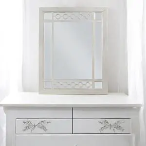 Varian Silver & Mirrored Finish Mirror Varian Silver & Mirrored Finish Mirror