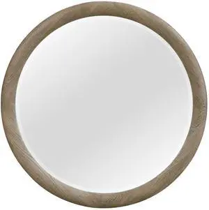 English Knotty Oak Inspired Round Mirror English Knotty Oak Inspired Round Mirror