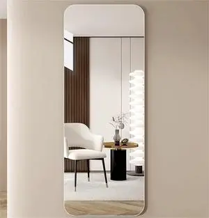 65"x 24" inch Full Body round corner mirror for Living Room Bedroom Cloakroom Wall hanging with hanging hole High quality 5mm silver mirror Explosion-proof glass 65"x 24" inch Full Body round corner mirror for Living Room Bedroom Cloakroom Wall hanging with hanging hole High quality 5mm silver mirror Explosion-proof glass