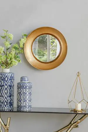 D18.7 x 3.9" Wall Mirror With Led Lighting D18.7 x 3.9" Wall Mirror With Led Lighting