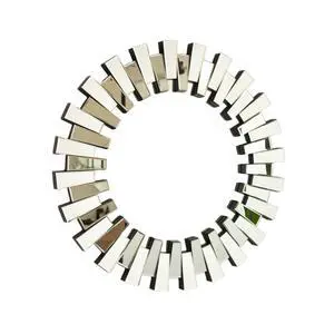 32'' Kaltis Mirror, Wall-mounted Modern Decorative Circle PU Mirror, Irregular Shape, Suitable for Bathroom, Bedroom, Living Room, Corridor, Entryway, etc. 32'' Kaltis Mirror, Wall-mounted Modern Decorative Circle PU Mirror, Irregular Shape, Suitable for Bathroom, Bedroom, Living Room, Corridor, Entryway, etc.