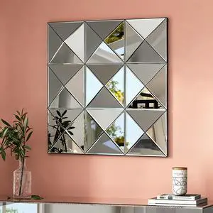 3d Mirror Wall Decor Beveled Glass Wall Mirror Interior Home Decor Large Square Wall Mirror for various rooms such as living room bedroom or dining room 3d Mirror Wall Decor Beveled Glass Wall Mirror Interior Home Decor Large Square Wall Mirror for various rooms such as living room bedroom or dining room