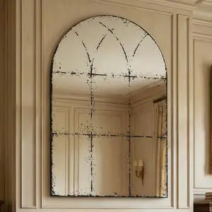 Semicircular wall-mounted mirror Versatile Home Decor Ideal for bedrooms, living rooms, dining rooms, fireplaces, foyers, and more Semicircular wall-mounted mirror Versatile Home Decor Ideal for bedrooms, living rooms, dining rooms, fireplaces, foyers, and more