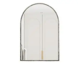 Arched Mirror,Wall Mirror for Bathroom,Vanity Mirror or Wall Decor Arch Mirror for LivingRoom Bedroom Entryway,Silver Arched Mirror,Wall Mirror for Bathroom,Vanity Mirror or Wall Decor Arch Mirror for LivingRoom Bedroom Entryway,Silver