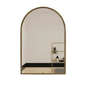 Arched Mirror,Wall Mirror for Bathroom,Vanity Mirror or Wall Decor Arch Mirror for LivingRoom Bedroom Entryway,Gold Arched Mirror,Wall Mirror for Bathroom,Vanity Mirror or Wall Decor Arch Mirror for LivingRoom Bedroom Entryway,Gold