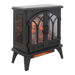 24 Inch 3D Flame Electric Infrared Quartz Fireplace Stove With Remote Control 24 Inch 3D Flame Electric Infrared Quartz Fireplace Stove With Remote Control